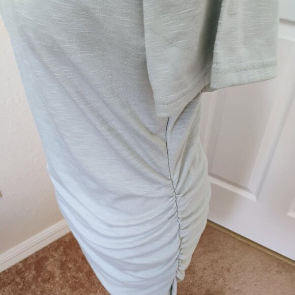 BTFBM Size Medium Light Green gathered Dress - Picture 8 of 11